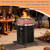 Fire Pit Stand for Fireside360™ Outdoor Heater & Fire Pit, for Cuisinart Cleanburn Fire Pit Solo Stove Bonfire Stand Heavy Duty All Steel Stand with Rolling Wheels for Solo Stove Ranger Yukon Fire Pit