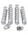 glorider 32Pcs Ford F250 F350 Lug Nuts Replacement - M14x1.5 21mm Hex Chrome One-Piece Design, Fits OEM(Stock) Wheel Nuts | OEM No. HCPZ-1012-A & HCPZ-1012-B