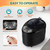 HyberVital Sauna Steamer Machine, 3L 1200W Portable Sauna Steamer Generator for Sauna, Home Sauna Steamer Pot with Remote Control, Sauna Accessories