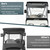 Mixopoly 4 Passenger Universal Golf Cart Enclosure for ezgo Club car Yamaha with 86" Roof, 4-Sided Clear Window 600D Rain Cover Waterproof Windproof Snowproof and All-Weather Protection