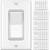 BESTTEN 30PK Single Pole Decorator Light Switch, Rocker Paddle Wall Switch