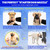 Anti Scavenging & Biting Soft Mesh Muzzle for Dogs, Escape Proof Muzzles for Large Sized Dog, Easy Training Starter Mussels with Extra Breathable Room, Durable Mouth Guard for Doberman Rottweiler, L