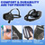 Anti Scavenging & Biting Soft Mesh Muzzle for Dogs, Escape Proof Muzzles for Large Sized Dog, Easy Training Starter Mussels with Extra Breathable Room, Durable Mouth Guard for Doberman Rottweiler, L