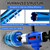 SALI Diamond Core Drill Bits 2 3/4" Diameter 10"/254mm Drilling Depth 5/8-11" Thread Core Bit Turbo Laser-Welded Segments for Cured Concrete with, Brick, Block, Masonry, with Two Adapters
