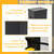 Zonon 11 Gallon Deer Feeder, Hanging Metal Gravity Dispenser, Waterproof