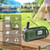 Emergency NOAA Weather Radio, 10000mAh, Solar Hand Crank Radio with AM/FM