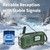 Emergency NOAA Weather Radio, 10000mAh, Solar Hand Crank Radio with AM/FM