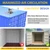 8 Inch Shipping Container Roof Vent Adapter, Corrugated Roof Vent Adapter