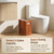 FAAYUCK 3 Gallon Wood Trash Can, Solid Wooden Trash Can with Plastic Liner, Handmade Slim Small Trash Can with Handle Fits Narrow Spaces, Decorative Wastebasket for Bathroom, Bedroom, Office, Kitchen