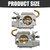 Anxingo MS280 Carburetor Replacement for Stihl MS270 MS270C MS280 MS280C Chiansaws with Air Filter Spark Plug Fuel Line Kit