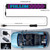 Devil Eyes Light for Cars, 69.4''x7.6'' Super Large Flexible LED Display, USB Programmable Dynamic Big Eye Lights for Windshield, Bluetooth APP Control, Ideal for Commercial Trucks and Large Vehicles