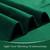 Likiyol Green Velvet Valances for Windows Ruffle Valance Curtains Christmas Swag Curtains, Soft Luxury Window Valances Rod Pocket Kitchen Curtain Valance for Bathroom Cafe, 60" W x 36" L, 1 Panel