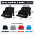 Stadium Seats with Back Support Wide, 4.7" Padded Bleacher Seat, 6-Position Reclining Bleacher Chairs with Back and Cushion, Sofa Style Ergonomic Design for Sports Games Baseball Football (25"Black)