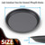 Air Jade 24" Ash Pan for Round Fire Pit Grate, Heavy Duty Metal Ash Catcher Tray, Fits 24-inch Round Firepit Grates, Easy to Clean Wood Burning Ash and Ember Collection