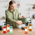 Nuogo 6 Pcs Syrup Dispenser Bottles, 25.4 oz, Prismatic