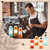 Nuogo 6 Pcs Syrup Dispenser Bottles, 25.4 oz, Prismatic