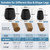 24PCS Extra Small Silicone Chair Leg Floor Protectors for Hardwood Floors, Thicken Rubber Chair Leg Cap Covers, Non Slip Furniture Leg Pads to Protect Wood Tile Floors from Scratches and Reduce Noise