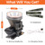 Venlon Rechargeable Diving Headlamp, IPX8 Waterproof Underwater Flashlight, 4 Modes with Battery Level Indicator,10H Runtime Scuba Dive Light with Battery & USB Charger Cable (Mode302 White Light)