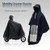 SunMelt Elderly Mobility Scooter Poncho, Wheelchair Rain Cape Cover Bicycle Protective Coat for Snow Dust Sleet Resistance, 64 In x 69 In