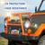 COVERTIFY Winch Cover With Buckle, 900D Heavy Duty Winch Cover