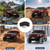 COVERTIFY Winch Cover With Buckle, 900D Heavy Duty Winch Cover