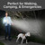 Star Patrol Platinum Rechargeable Spotlight, Tactical Flashlight, 10 Modes