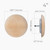 HVAC OV Ø4 Inch Round Sauna Vent Air Diffuser - Adjustable Black Alder Wood Air Supply Cover - Universal Diffuser - Air Intake Sauna Accessories, Vent Covers for Home Sauna, Indoor Sauna, Steam Sauna
