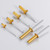 Wensilon (250 Pcs) 3/16"x1/2" Golden Aluminum blind pro Rivets,Golden Aluminum Grip and Steel Mandrel