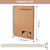 Mousbull A4 Graph Paper Notebook, 2 Pack Large Spiral Grid Notebook, 200 Pages 100gsm Thick 5mm Square Paper Quad Notebook for Engineering, Math, Taking Notes, Drawing - Kraft Brown Cover, 8.5" x 11"