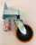 6x2 inch Heavy Duty Large Gate Caster - Swivel Wheel - 880 lb Capacity - Foghorn Construction