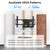 BEISHI Long Arm TV Wall Mount for 37-75 Inch TVs