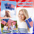 Newwiee 100 Pcs Small American Flags on Stick with Safety Spear Top 4 x 6 Inch 250 Year 1776-2026 Mini Handheld Flags for 250th Anniversary 4th of July Independence Day Patriotic Outside Parade Decor