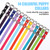 16 Pcs Adjustable Newborn Puppy Collars for Litter - 8 Colors PU Leather Whelping Collars for Puppies, Suitable for Small Medium Breed Dogs & Kittens (9.05-11.41 Inches)
