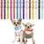 16 Pcs Adjustable Newborn Puppy Collars for Litter - 8 Colors PU Leather Whelping Collars for Puppies, Suitable for Small Medium Breed Dogs & Kittens (9.05-11.41 Inches)