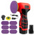 Cordless Electric Sander with 36PCS Sandpapers, 3500 RPM, 2000mAh Battery, Lightweight & Compact Design for Wood, Metal, Paint Removal, and DIY Projects