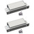 WOOCH Door Magnetic Catch - 160lb High Magnetic Stainless Steel Heavy Duty Catch for Kitchen Bathroom Cupboard Wardrobe Closet Closures Cabinet Door Drawer Latch (Silver, 2-Pack)