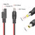 RIIEYOCA DC 8mm Male to SAE Connector Adapter 14AWG Cable,with SAE Polarity Reverse and DC 5.5mm x 2.5mm Adapter for RV & Solar Generator Portable Solar Panel,1.8M/6Ft