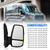 Convitex Passenger Side Mirror for Ford Transit 2015-2025, Right Short Arm Door Mirrors Replacement Power Mirror with Turn Signal Light, Heated Glass