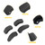 Maxzina Carbon Steel Mud Flap Delete Kit for 2021-2026 Ford F150 (4PCS)