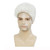 Tseses Mens White Short Wig Soft Layered Natural Synthetic Replacement Costume Wig Halloween Hair Wigs