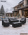 Patio Furniture Covers 4 Piece Set, 600D Waterproof Heavy Duty Outdoor Furniture Covers,Fit Wicker Patio Sofa, Swivel Rocker Chair and Coffee Table,Black