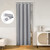 HOMEIDEAS Doorway Curtains, Privacy Grommet Closet Curtain for Bedroom, Blackout Temporary Door, Accordion Door Coverings, Tie Back Insulated Drape, Light Grey, W39 x L78 Inch, 1 Panel