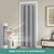 HOMEIDEAS Doorway Curtains, Privacy Grommet Closet Curtain for Bedroom, Blackout Temporary Door, Accordion Door Coverings, Tie Back Insulated Drape, Light Grey, W39 x L78 Inch, 1 Panel