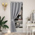 HOMEIDEAS Doorway Curtains, Privacy Grommet Closet Curtain for Bedroom, Blackout Temporary Door, Accordion Door Coverings, Tie Back Insulated Drape, Light Grey, W39 x L78 Inch, 1 Panel