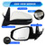 Topraco Left Driver Side Mirror fit for Toyota 4Runner 2014-2024 Rear View Door Mirror POWER|HEAT|SIGNAL|PUDDLE LAMP ReplacesTO1320312 White 9 Pins LH