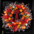 Halloween Wreaths for Front Door 24" Jack O'Lantern Halloween Wreath