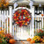 Halloween Wreaths for Front Door 24" Jack O'Lantern Halloween Wreath