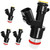 XLNTAPS Upgraded 12 Holes Fuel Injectors Fit for Honda: Accord 2008-2012 / CR-V 2010-2011/ Civic Si 2013-2015, for Acura: TSX 2009-2014 / ILX 2013-2015, L4 2.4L Gas, OEM # 16450R40Y01 (4 Pcs)