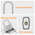 DAERDUO 24 Pack 40 mm (1-9/16") Keyed Alike Laminated Padlocks with 48 Keys, Hardened Steel Short Shackle, Heavy-Duty Locks for Gym Lockers, Toolboxes, School Lockers, and Hasp Latches
