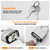 DAERDUO 24 Pack 40 mm (1-9/16") Keyed Alike Laminated Padlocks with 48 Keys, Hardened Steel Short Shackle, Heavy-Duty Locks for Gym Lockers, Toolboxes, School Lockers, and Hasp Latches